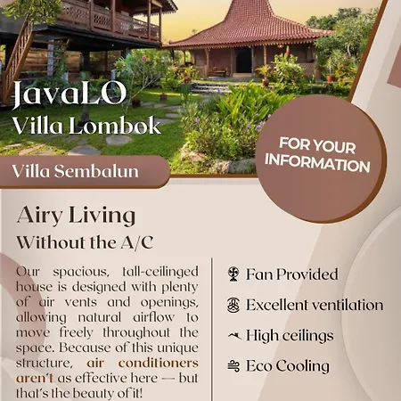 Javalo Villa Lombok Sengkol Exterior photo